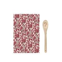 Berry Tea Towel and Wooden Spoon - The Scented Market