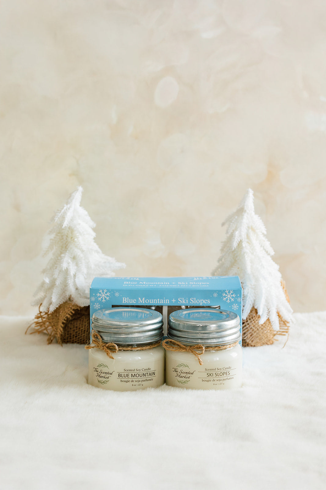 Blue Mountain Candle Gift Set – Fresh, Crisp, and Outdoorsy Scents - The Scented Market