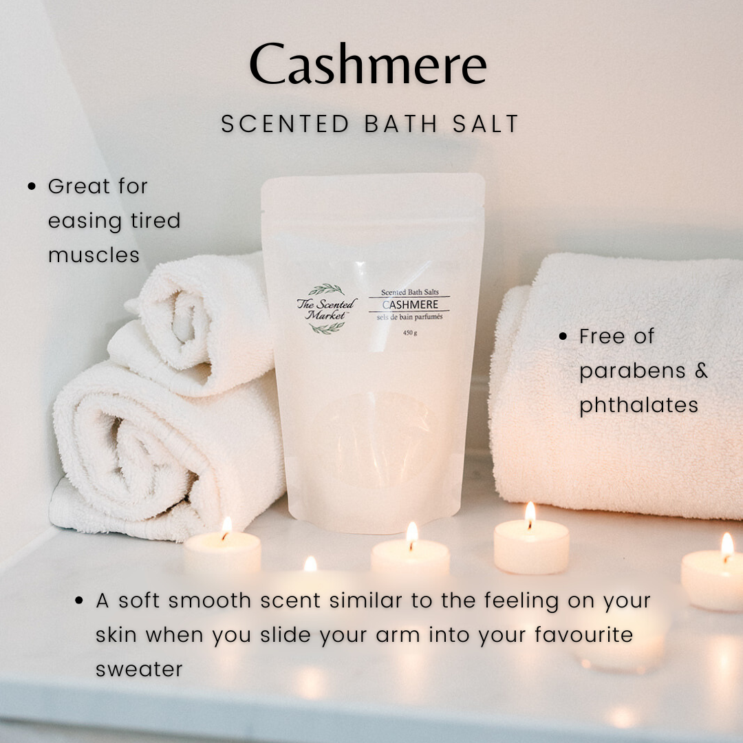 CASHMERE Bath Salt - The Scented Market Bath Additives