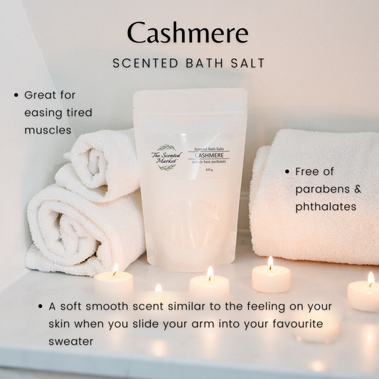 CASHMERE Bath Salt - The Scented Market Bath Additives