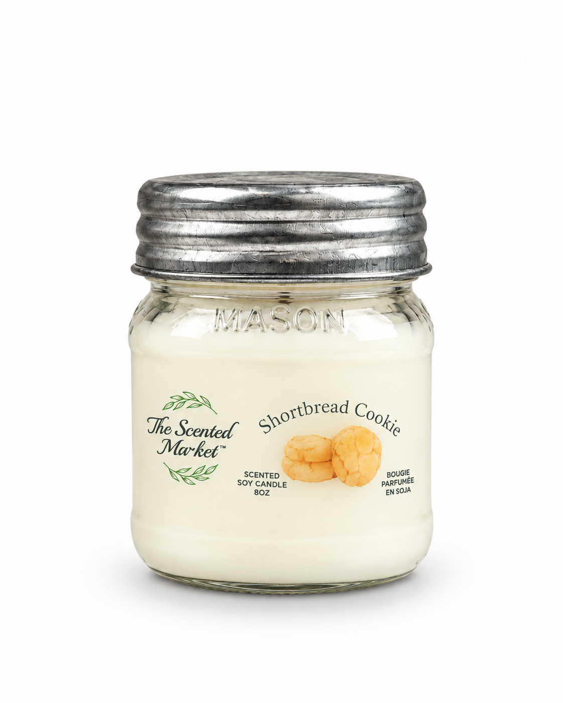 SHORTBREAD Cookie Scented Soy Candle 8 oz