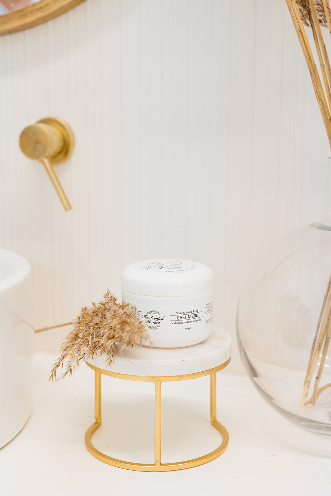 Cashmere Scented Sugar Scrub: Exfoliating Body Scrub for Soft, Smooth Skin - The Scented Market Bath & Body
