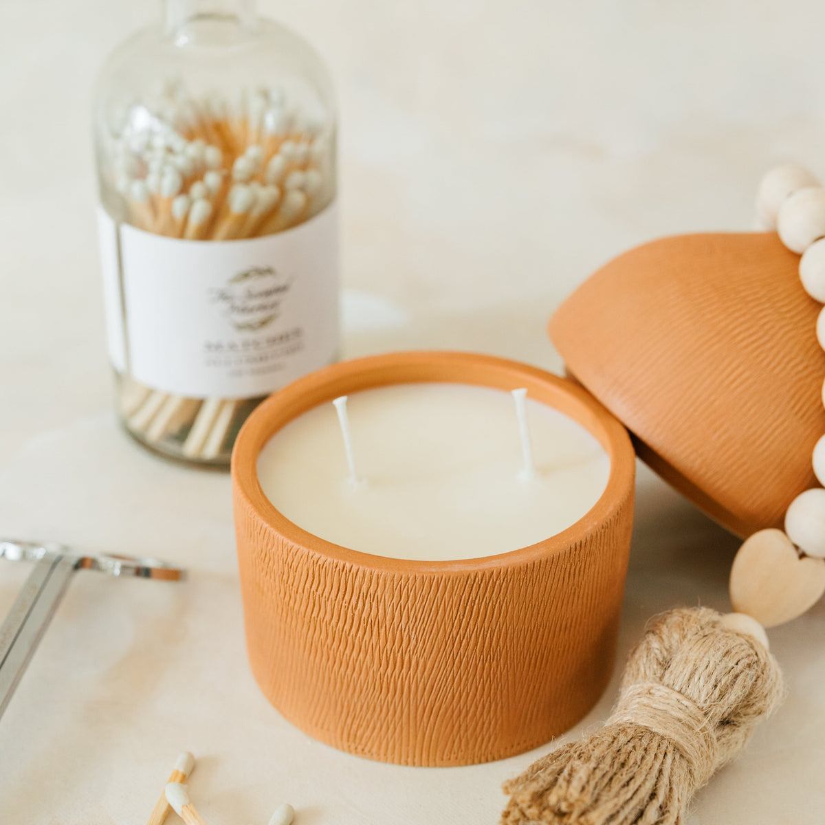 Clay Collection - CLAY Soy Wax Candle - The Scented Market Candles