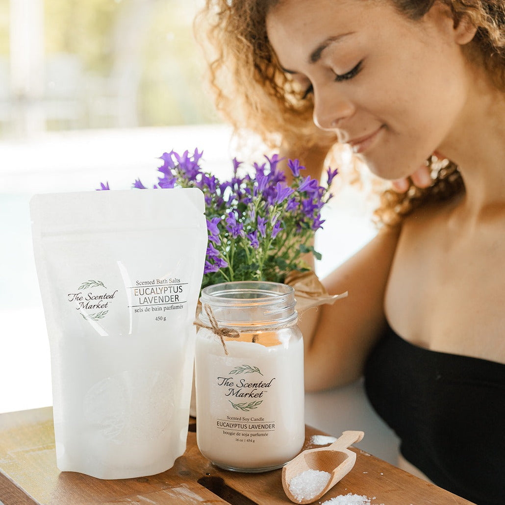 EUCALYPTUS LAVENDER Bath Salt - The Scented Market Bath Additives