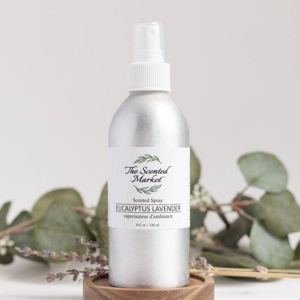 EUCALYPTUS LAVENDER Scented Spray 8 oz - The Scented Market Air Fresheners