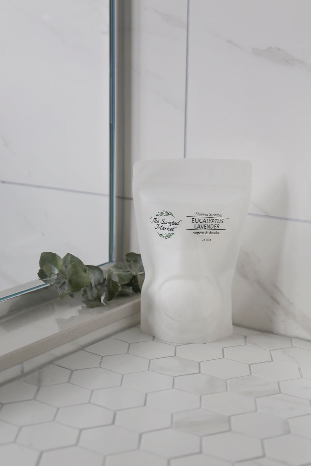 EUCALYPTUS LAVENDER Shower Steamer - The Scented Market Bath Additives