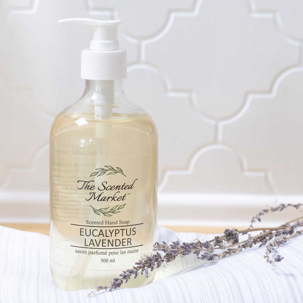 Eucalyptus Lavender Scented Hand Soap – Refreshing, Moisturizing and Relaxing - The Scented Market Liquid Hand Soap