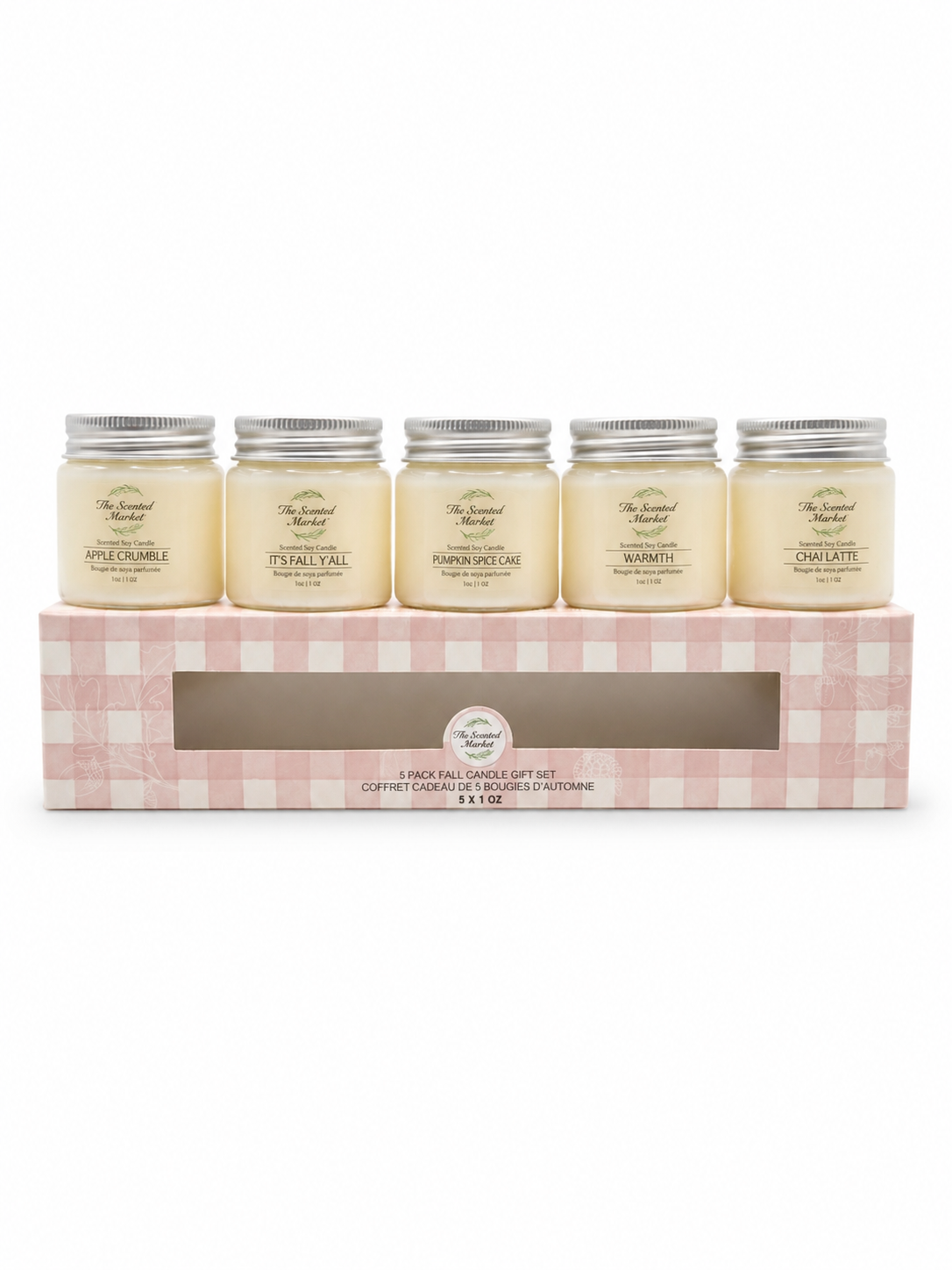 Fall Candle Sample 5 Pack | Soy Wax Candle Gift Set