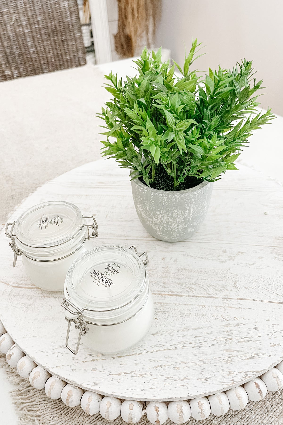 Faux Bamboo in a Pot - The Scented Market Artificial Flora