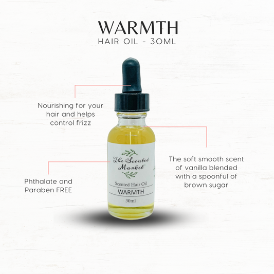 Hair Oil - WARMTH - The Scented Market Hair Care
