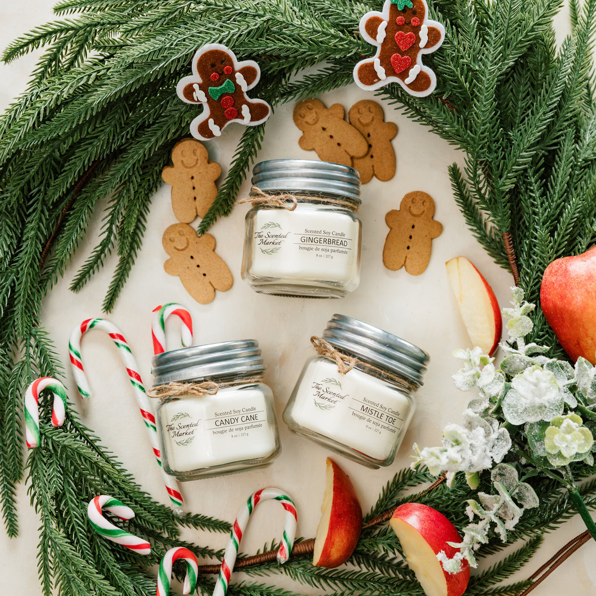 Holiday Trio Candle 3 pack Gift Set - The Scented Market