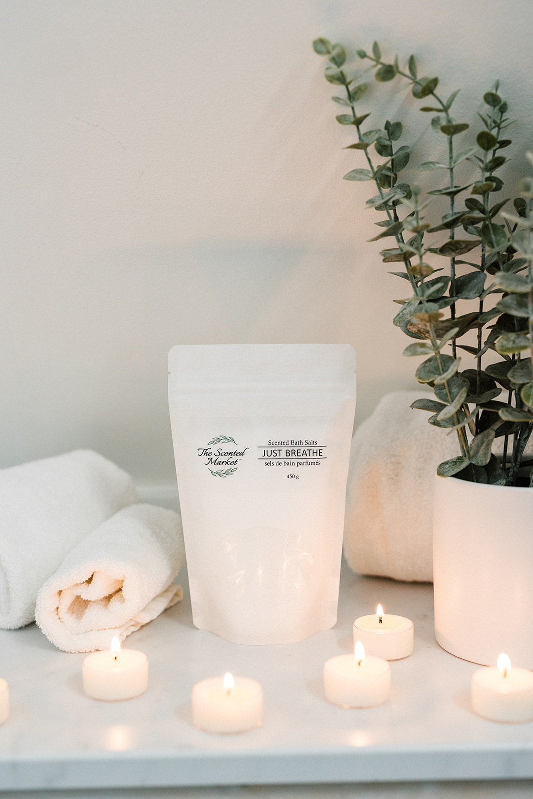 JUST BREATHE Bath Salt - The Scented Market Bath Additives