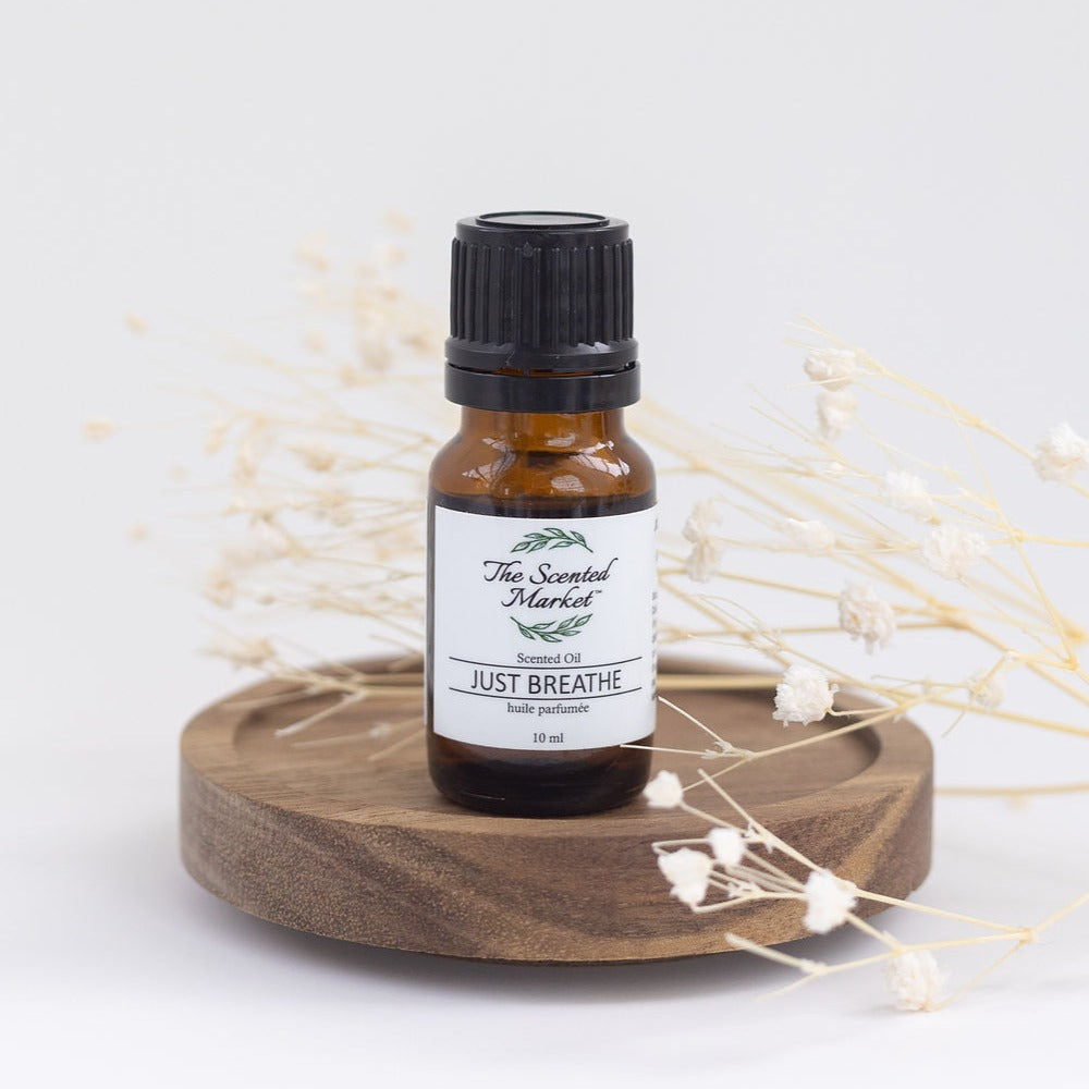 JUST BREATHE Oil Fragrance – Long-Lasting, Scented Oils for Home and Personal Use - The Scented Market Fragrance Oil