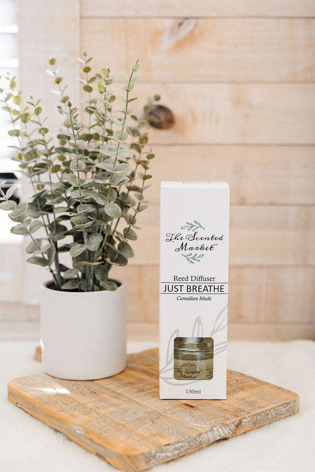 Just Breathe Reed Diffuser – Long-Lasting Invigorating Room Fragrance - The Scented Market Home Fragrances