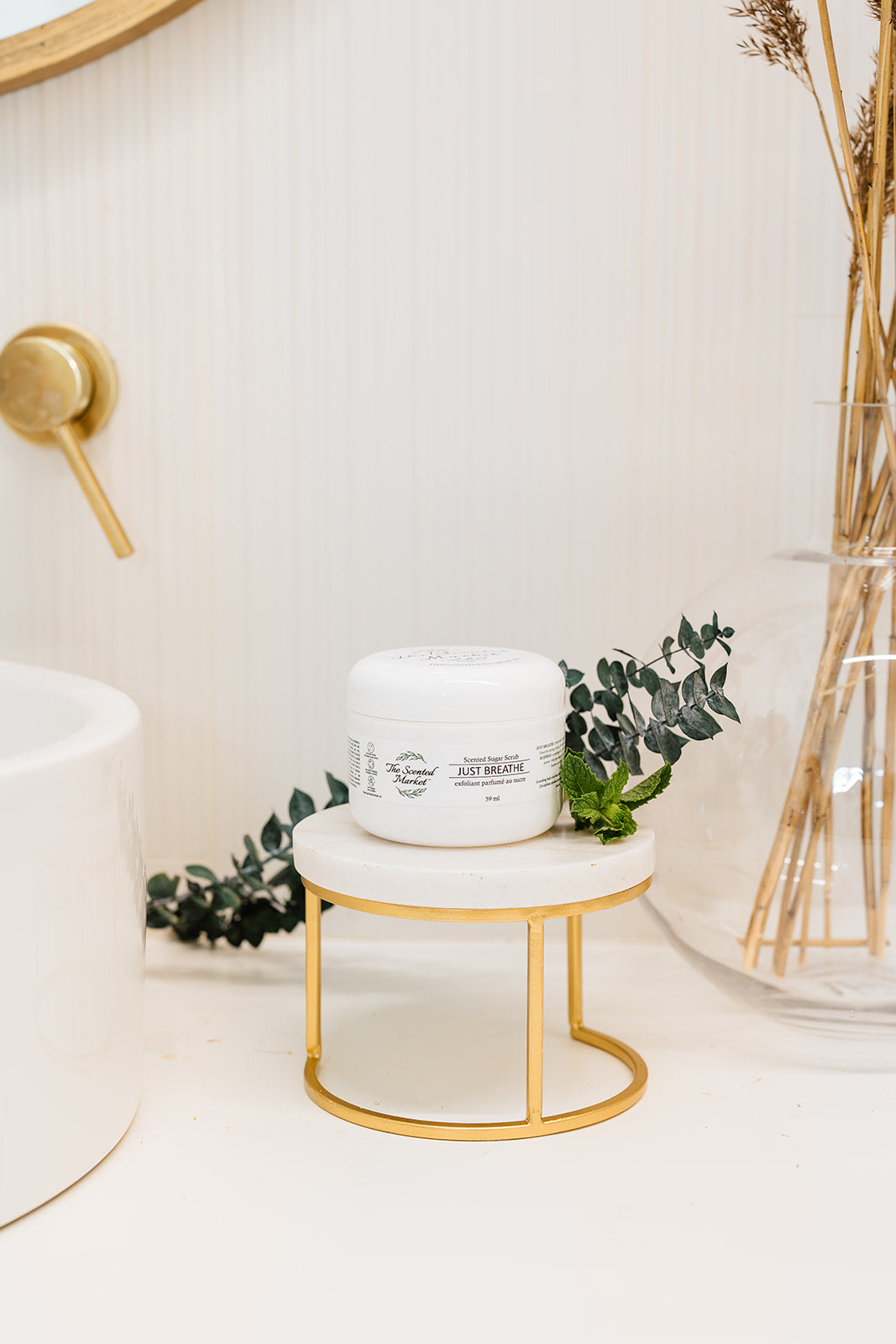 Just Breathe Scented Sugar Scrub: Luxurious Exfoliating Body Scrub for Silky Soft Skin - The Scented Market Skin Care