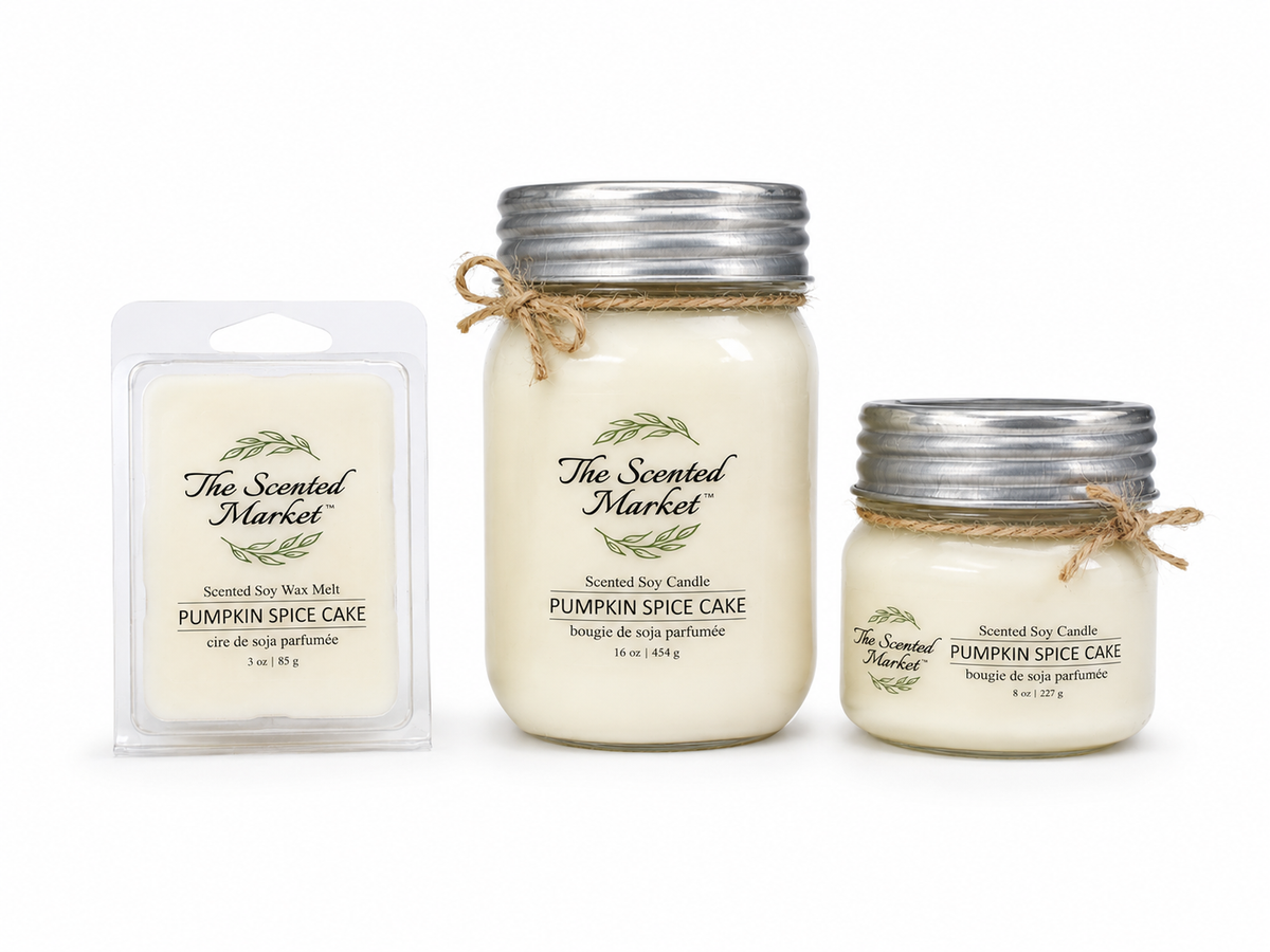 PUMPKIN SPICE CAKE Soy Wax Candle 8 oz