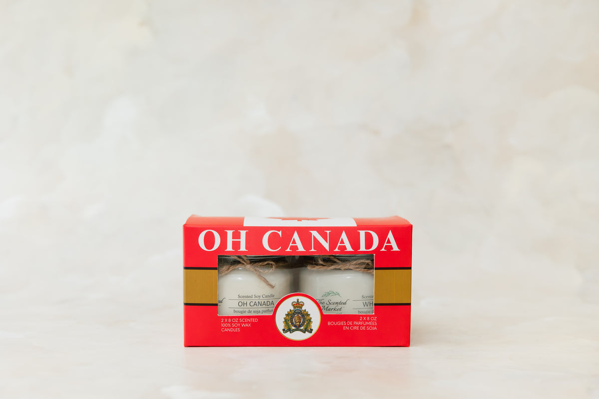 RCMP Candle Gift Set of 2 Soy Candles - The Scented Market