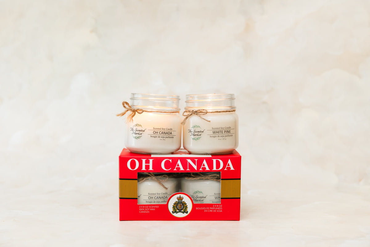 RCMP Candle Gift Set of 2 Soy Candles - The Scented Market