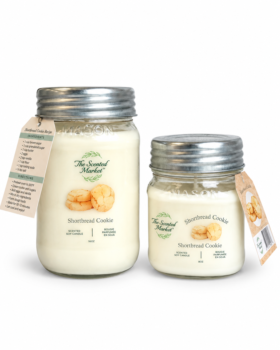 SHORTBREAD Cookie Scented Soy Candle 16 oz