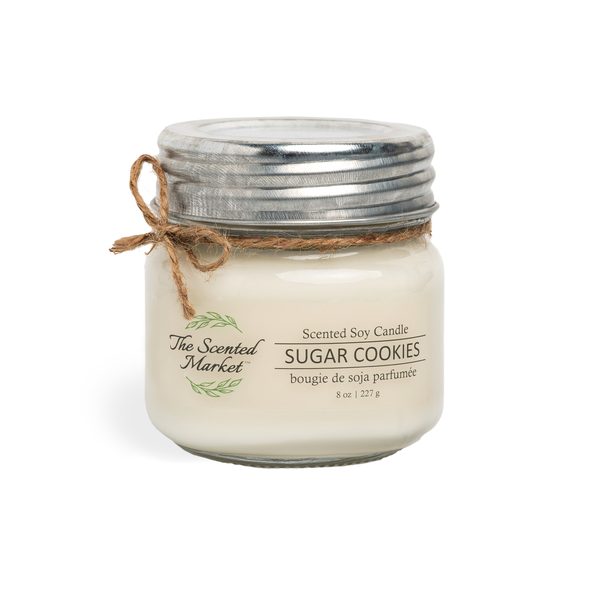 SUGAR COOKIES Soy Wax Candle 8 oz - The Scented Market Candles