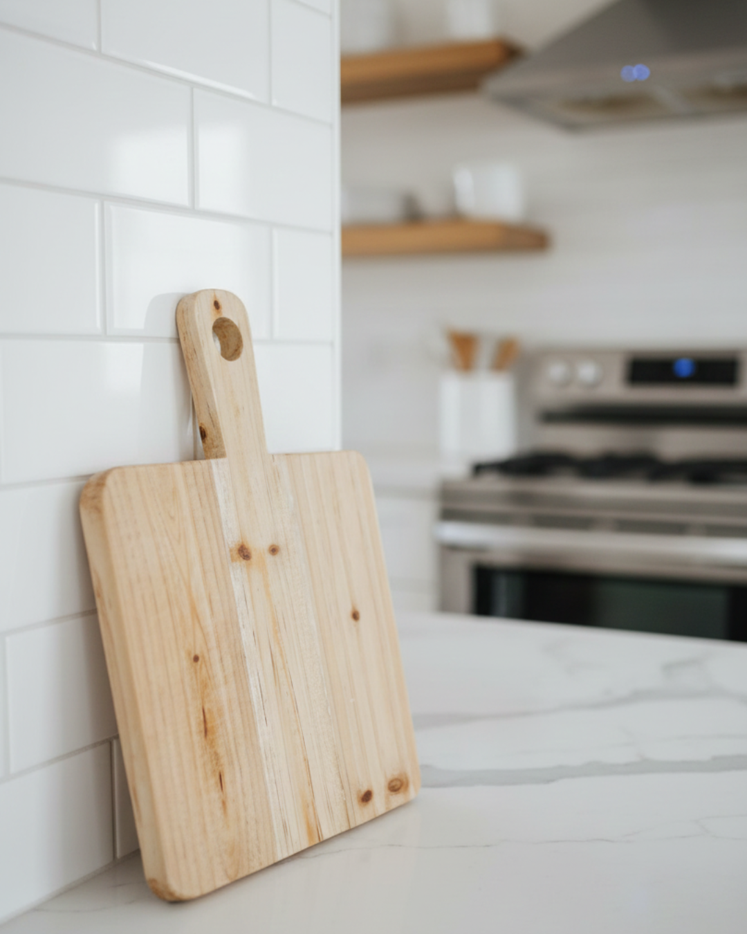 Square Rustic Cutting Board / Charcuterie Board – Handmade Wooden Serving Board - The Scented Market Display Boards