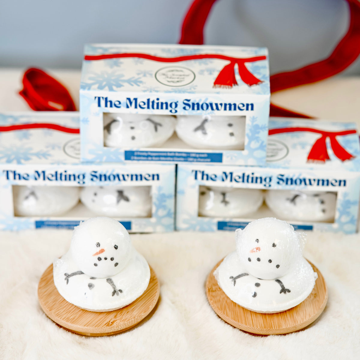 The Melting Snowman Bath Bombs - Gift Box - The Scented Market Bath Bomb