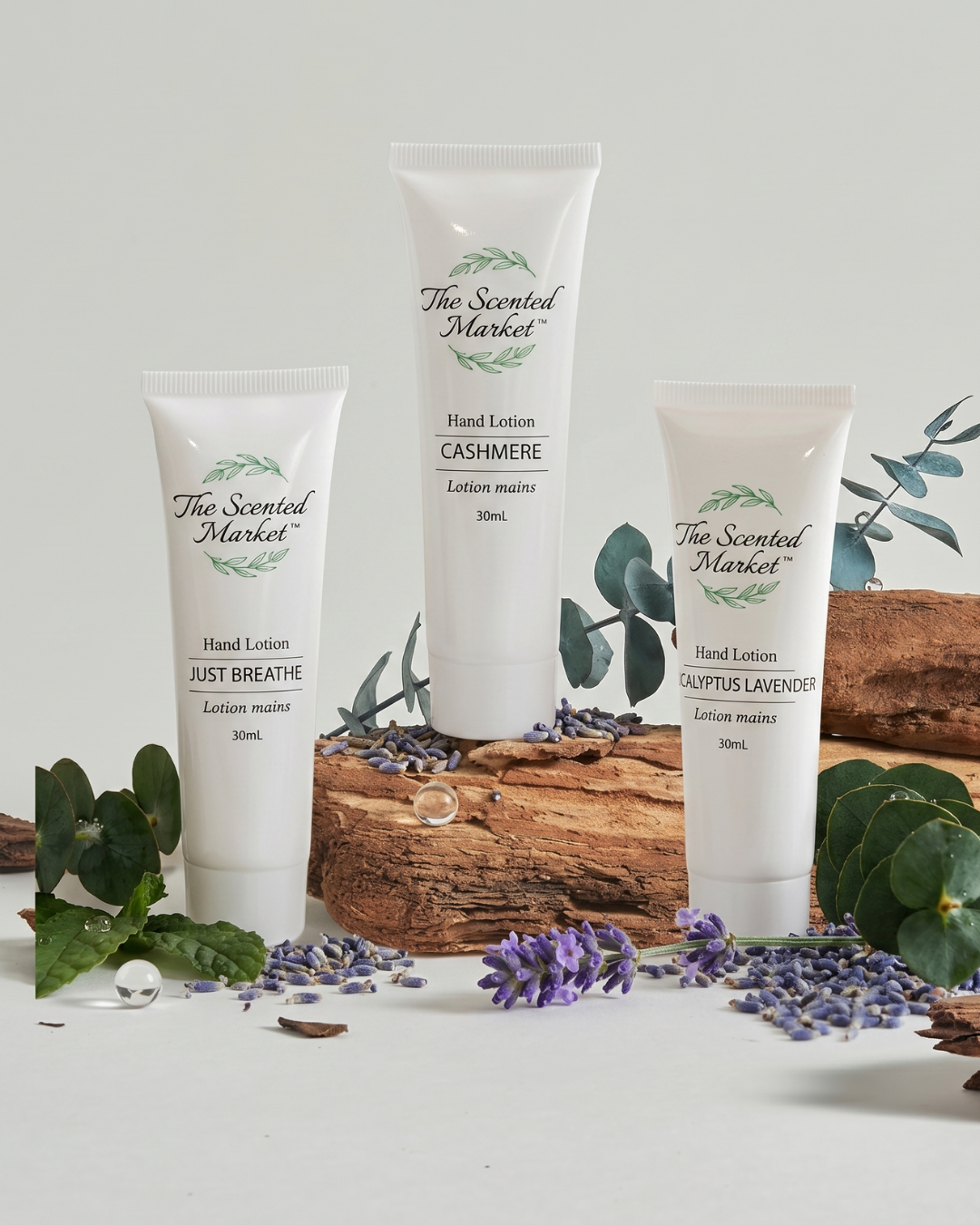 EUCALYPTUS LAVENDER Travel Size Hand Lotion: Lightweight Hydration
