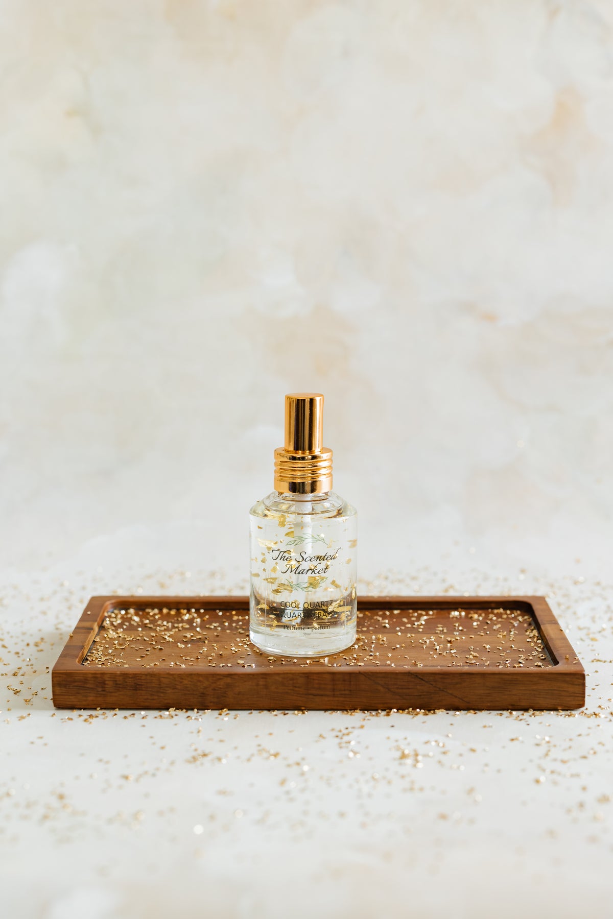 Travel Size Cool Quartz Luxury Perfume – with Gold Leaf Flecks - The Scented Market Perfume & Cologne