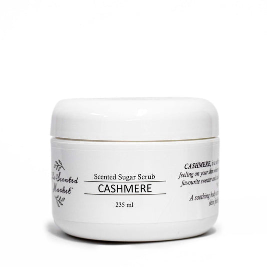 Cashmere Scented Sugar Scrub: Exfoliating Body Scrub for Soft, Smooth Skin - The Scented Market Bath & Body