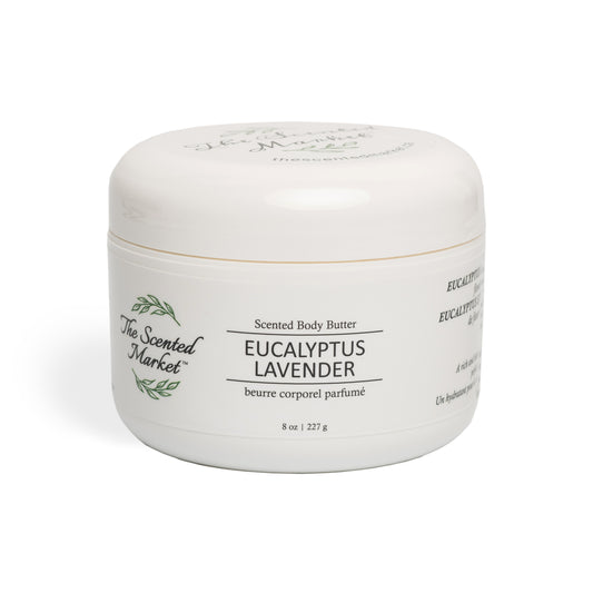 EUCALYPTUS LAVENDER Scented Body Butter - The Scented Market Lotion & Moisturizer