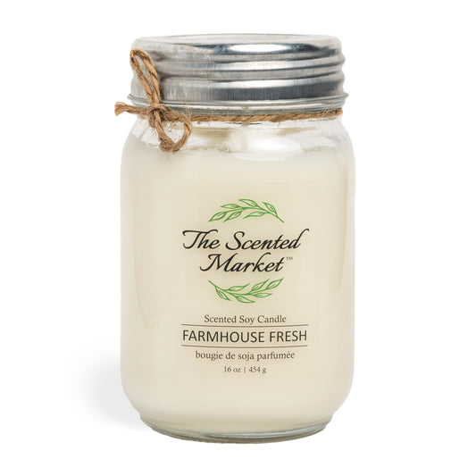 FARMHOUSE FRESH Soy Wax Candle 16 oz - The Scented Market Candles