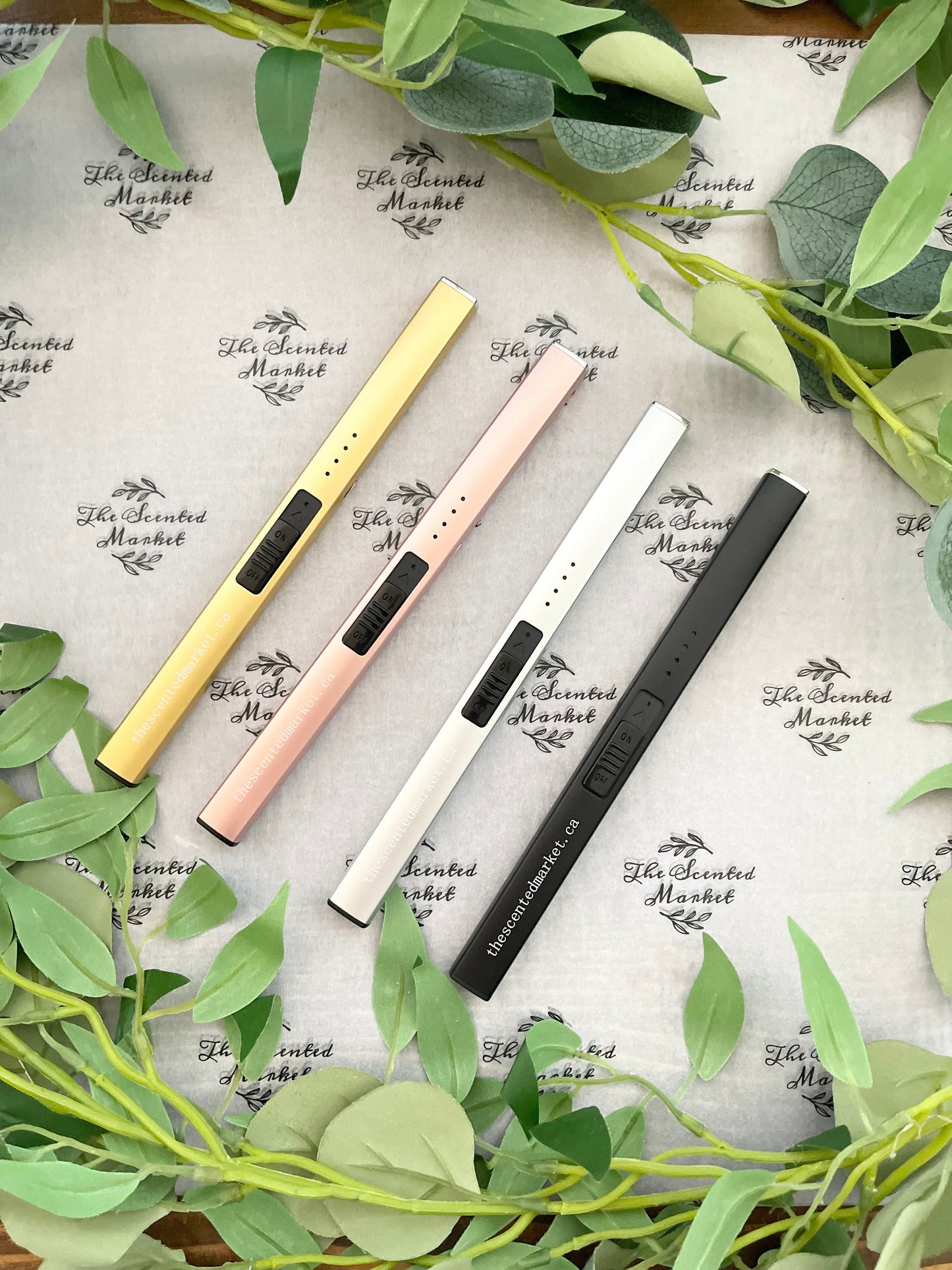 LIGHTER - USB Rechargeable Silver - The Scented Market Lighters & Matches