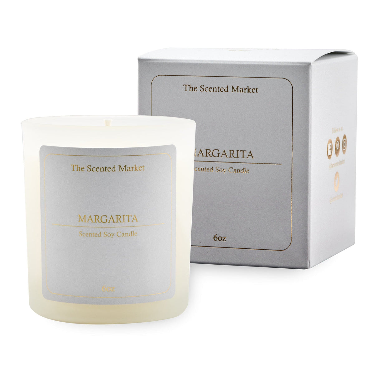 MARGARITA Soy Wax Candle 6 oz - The Scented Market Candles