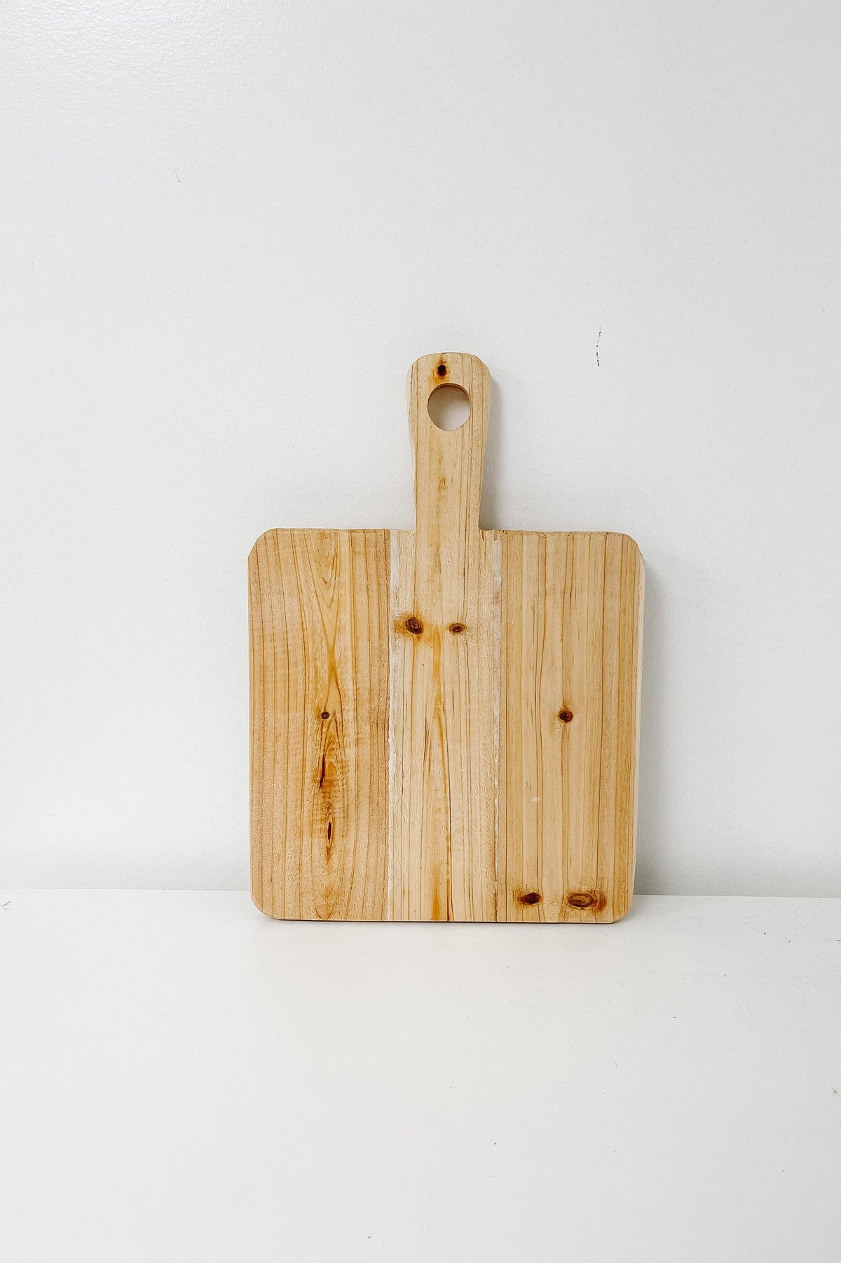 Square Rustic Cutting Board / Charcuterie Board – Handmade Wooden Serving Board - The Scented Market Display Boards
