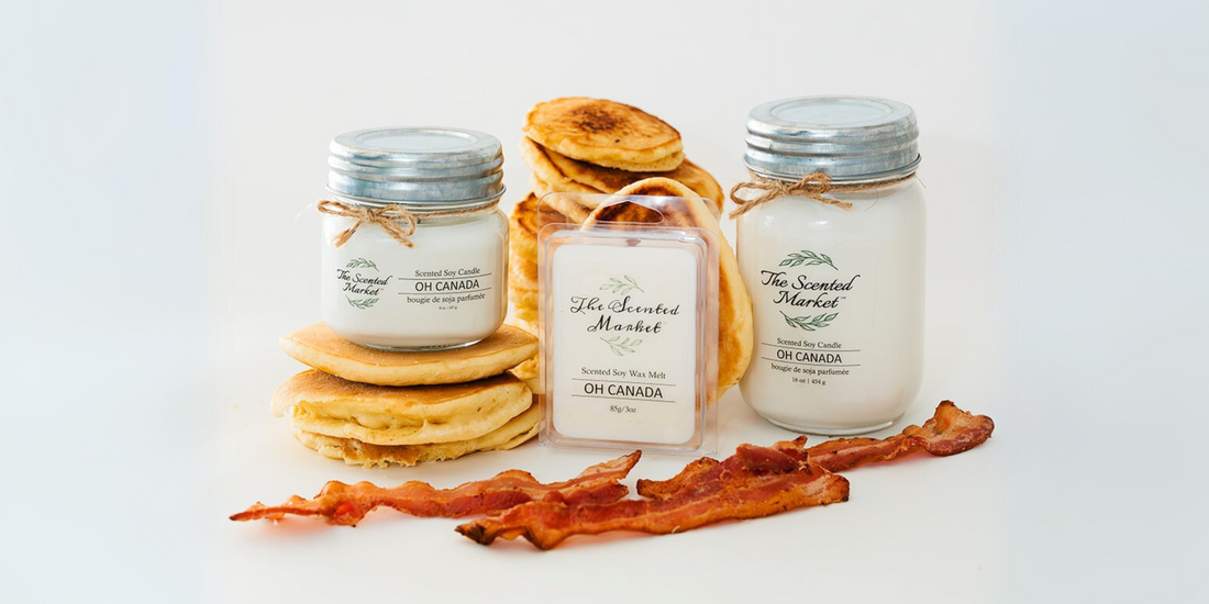OH Canada Best Canadian Candle Maple & Bacon Scent
