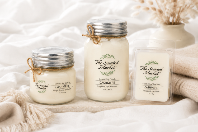 Cashmere, Just Breathe and Eucalyptus Lavender Soy Wax Candles