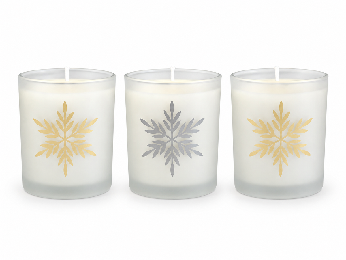 BAYBERRY Frosted Candle Trio Gift Set