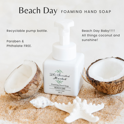 BEACH DAY Foaming Hand Soap - The Scented Market  Liquid Hand Soap   