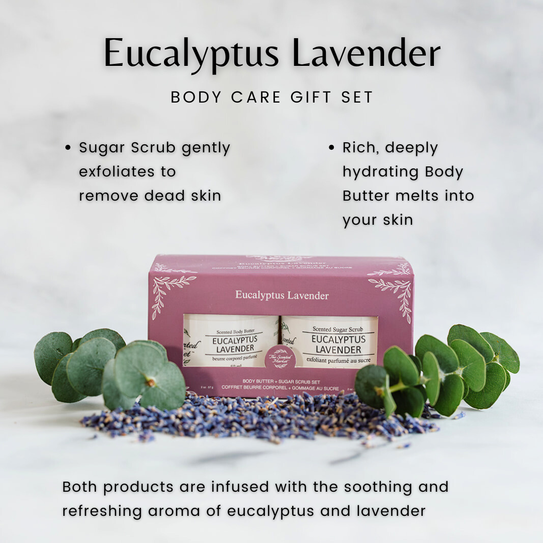 Body Care Gift Set - Eucalyptus Lavender - The Scented Market  Bath & Body Gift Sets   