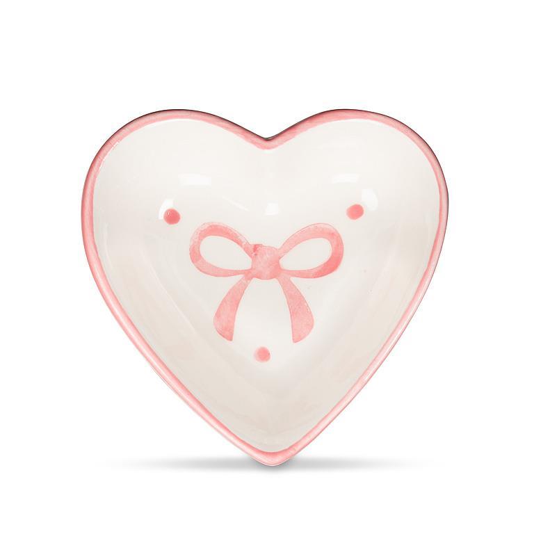 Bow Heart Shaped Small Dish