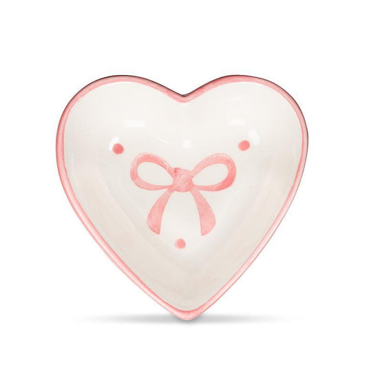 Bow Heart Shaped Small Dish