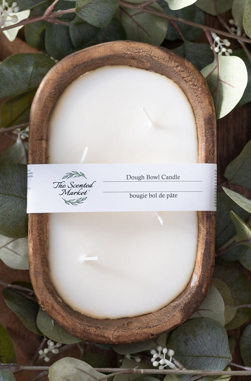 Brown Oval Dough Bowl - SUMMER NIGHTS - The Scented Market  Candles   