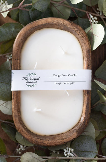 Brown Oval Dough Bowl - SUMMER NIGHTS - The Scented Market  Candles   