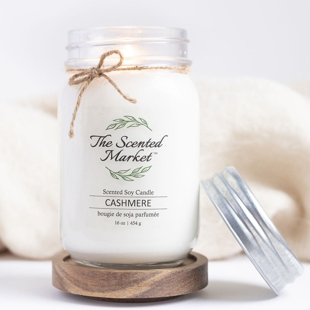CASHMERE Soy Wax Candle 16 oz - The Scented Market  Candles