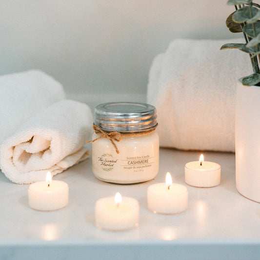 CASHMERE Soy Wax Candle 8 oz - The Scented Market  Candles   