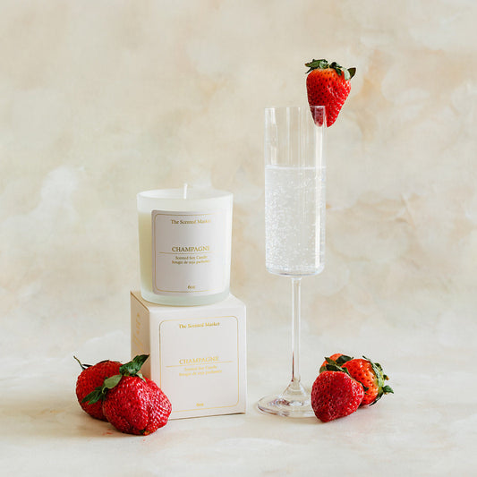 CHAMPAGNE Soy Wax Candle 6 oz - The Scented Market  Candles   
