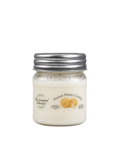 PEANUT BUTTER Cookie Scented Soy Candle 8 oz