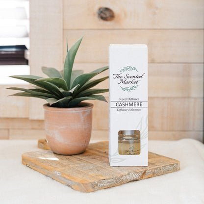 Cashmere Reed Diffuser – Long-Lasting Room Fragrance with a Soft, Cozy Scent - The Scented Market  Home Fragrances   