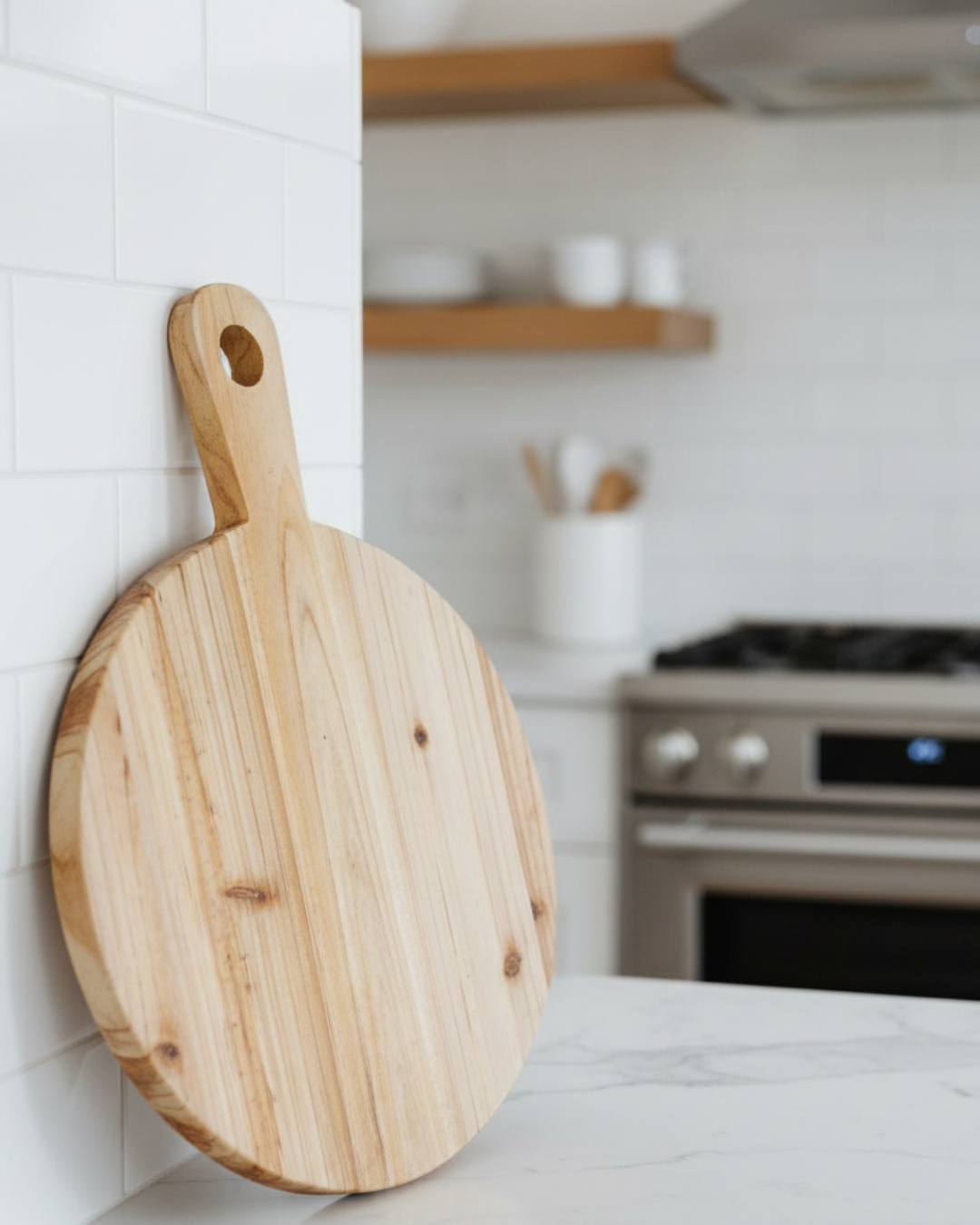 Circle Rustic Cutting Board / Charcuterie Board – Handmade Wooden Serving Board - The Scented Market  Display Boards   