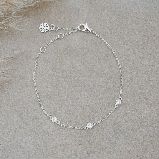 Circle Silver Bracelet - The Scented Market  Bracelets   